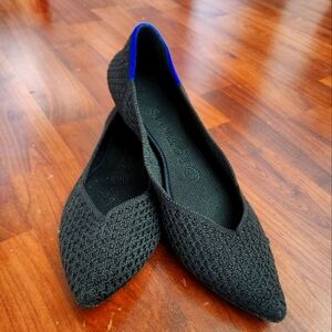 Rothy's Black Honeycomb Points 7.5